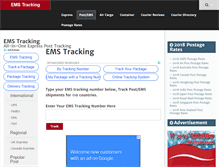 Tablet Screenshot of ems.expresstracking.org