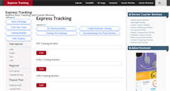 Desktop Screenshot of expresstracking.org