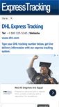 Mobile Screenshot of dhl.expresstracking.org